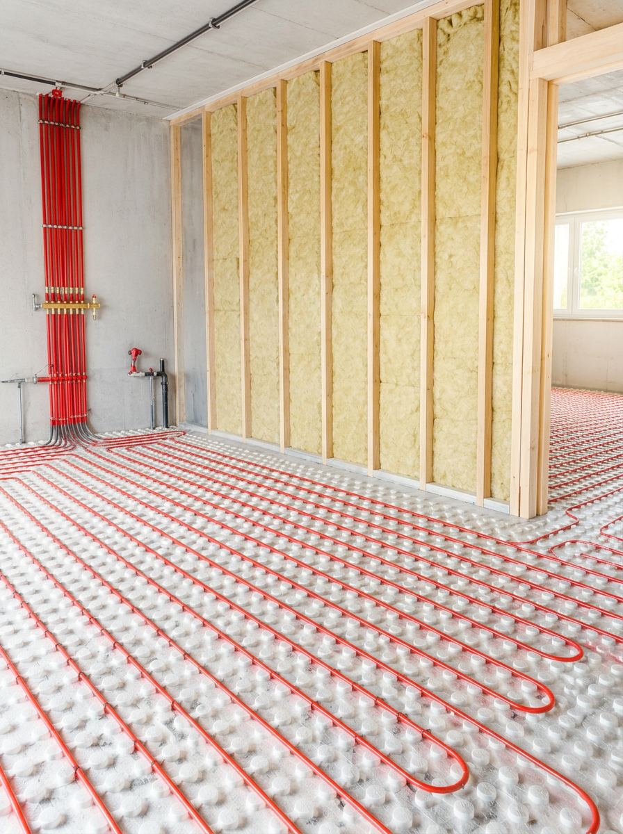 Isolation thermique en laine de roche